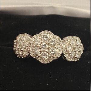 Wow Sparkling 10k gold 1.15Ctt  Diamond wedding Ring New